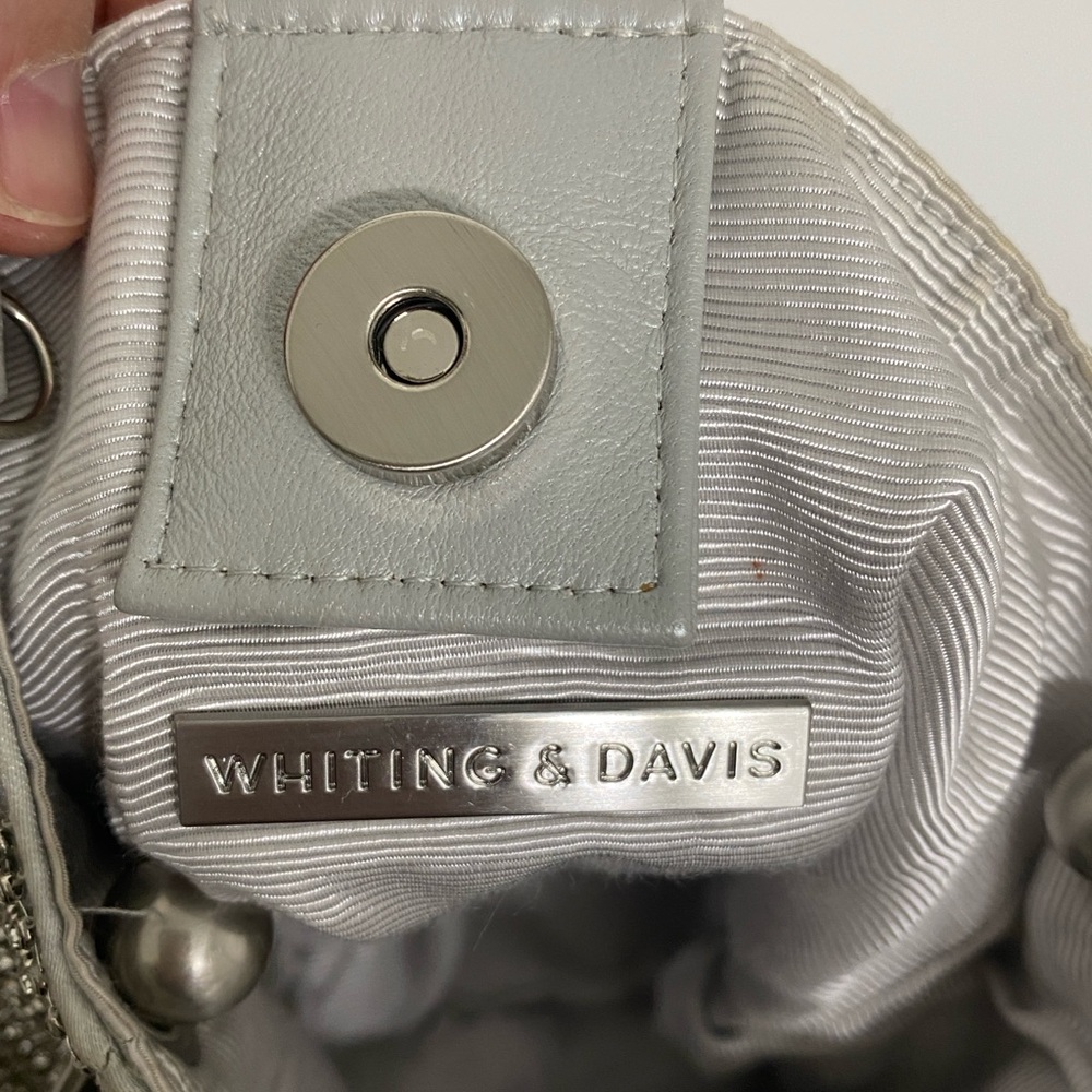 Whiting & Davis Solier Ruffle Bucket Bag - Picture 8 of 12